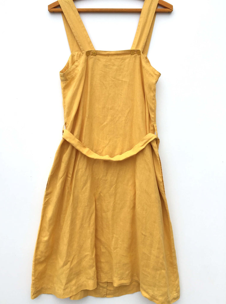 robe jaune vintage