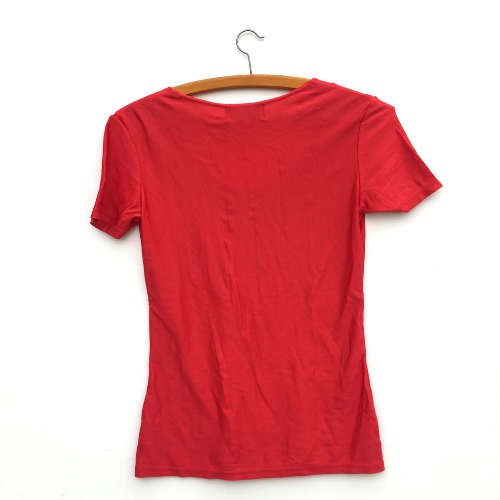 tee-shirt Pimkie rouge vintage.